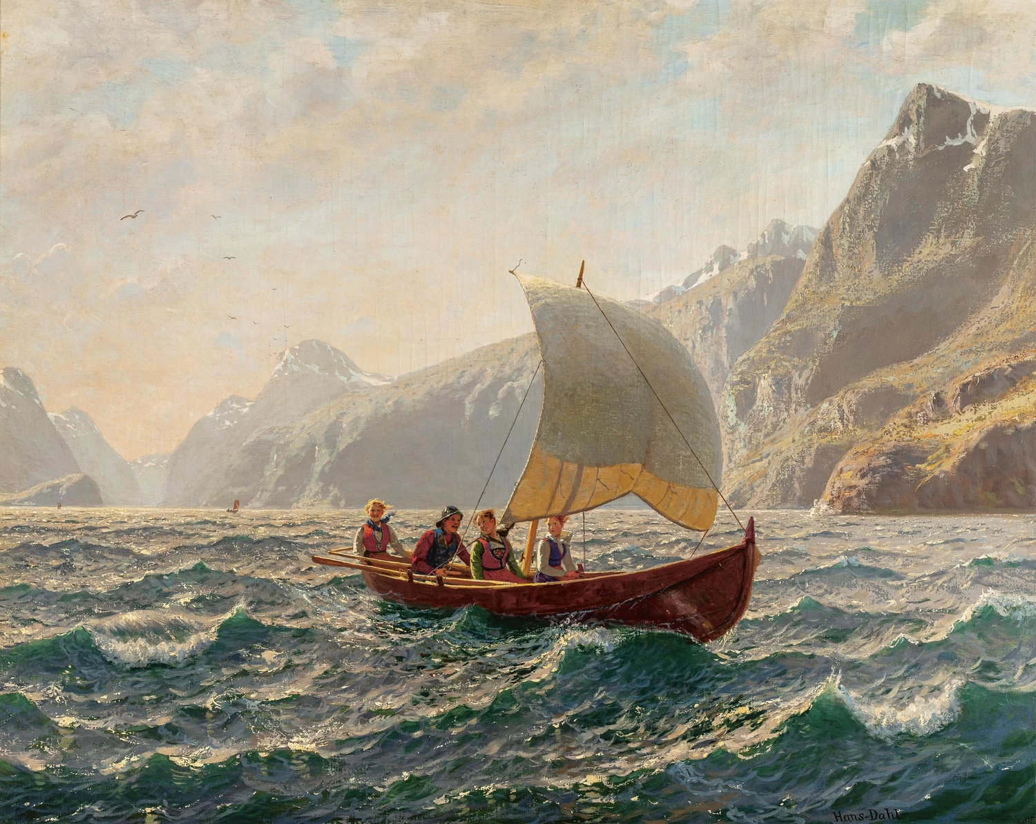 Navigazione sul fiordo